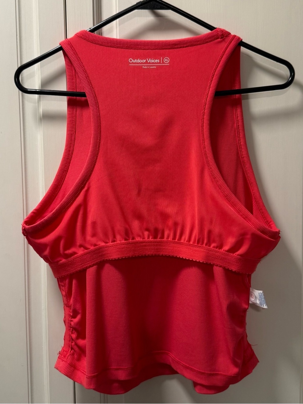Outdoor Voices Rib Knit Tank Petunia Pink NWT Size XL - Picture 8 of 10